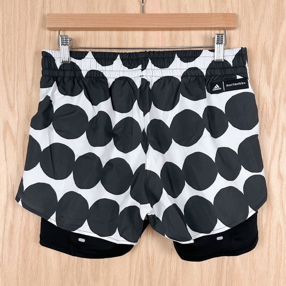 Adidas x Marimekko 2-in-1 Running Shorts - Picture 4 of 9